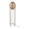 Natural Rattan Metal Floor Lamp
