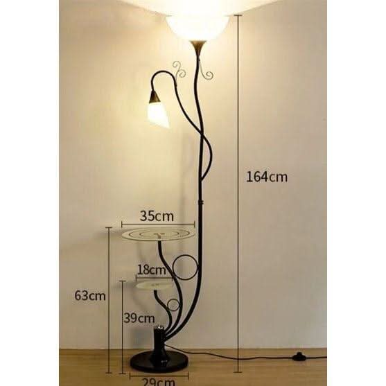 Lampadaire Table de Nuit | Lumina - Designix Lampadaire Noir