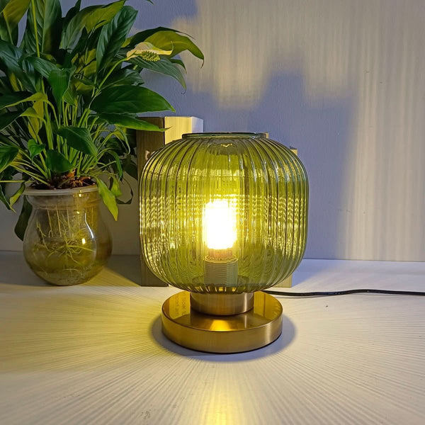 Glass Table Lamp | Chiseled Glow