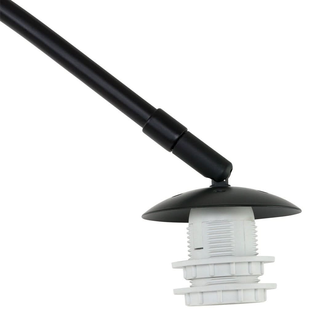 Lampe Arquée Élégante Noir | Byla - Designix Abat - jour
