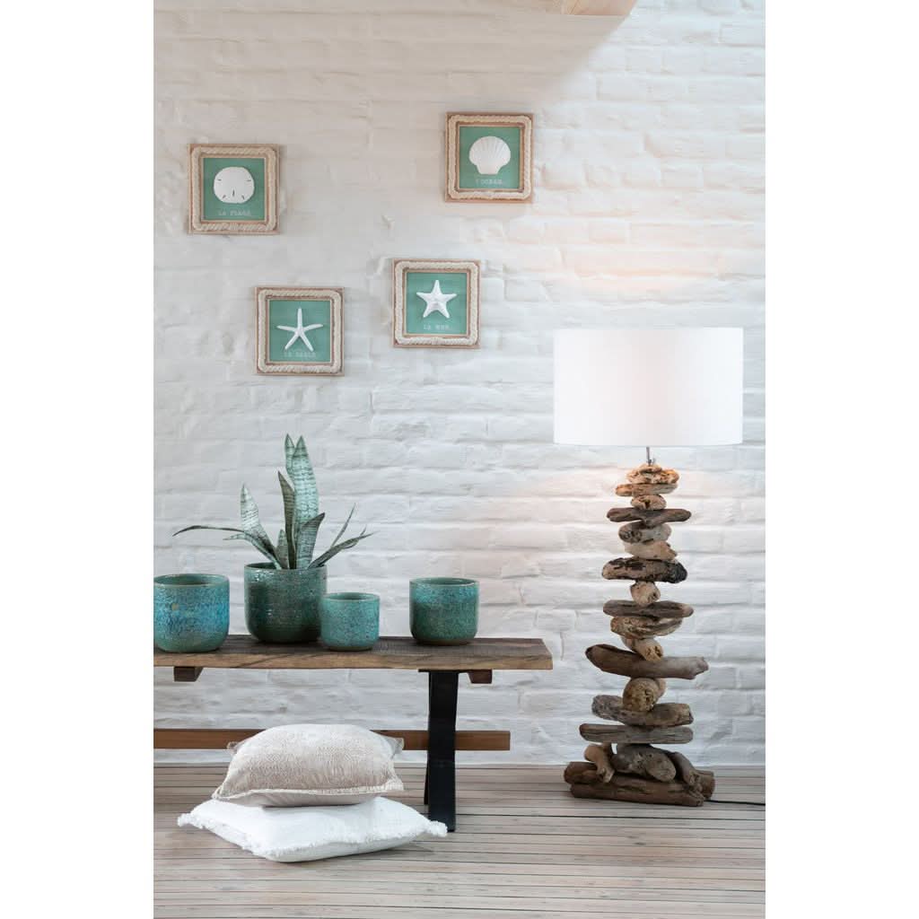 Medium Beige Driftwood Lamp