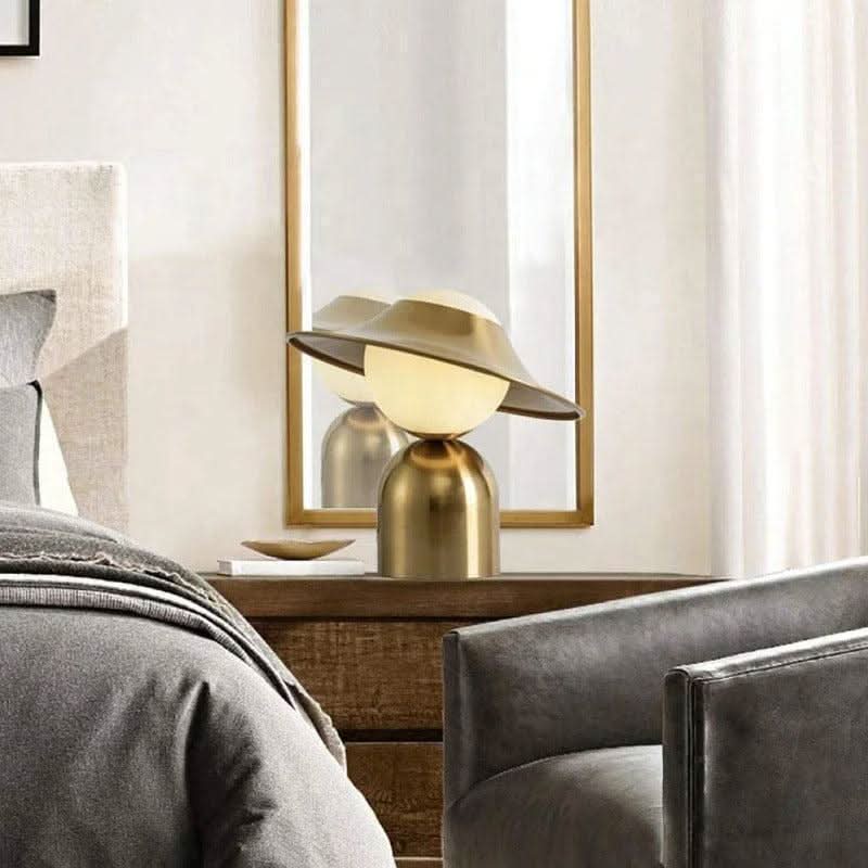 Gold Metal Chinese Lamp | Imperial Aura