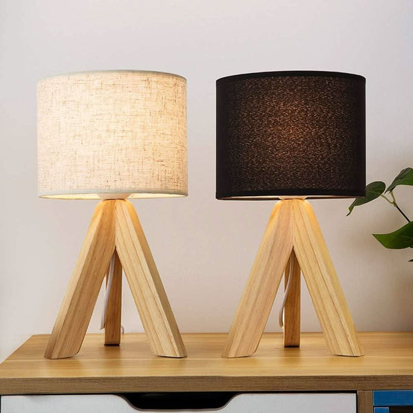 Wooden Table Lamp | Natural Serenity