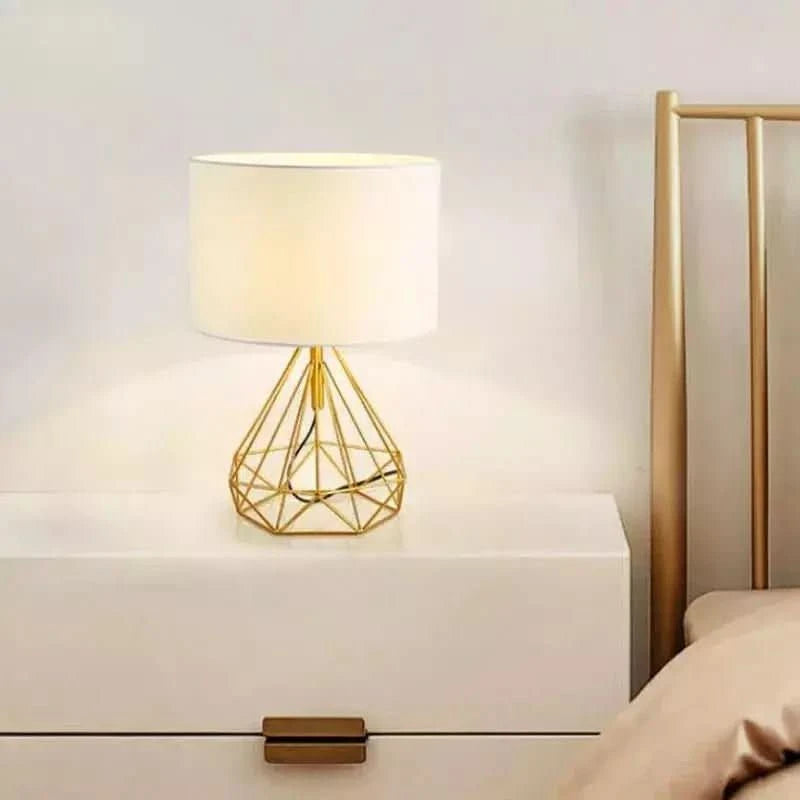 Retro Geometric Lamp | Graphic Silhouette