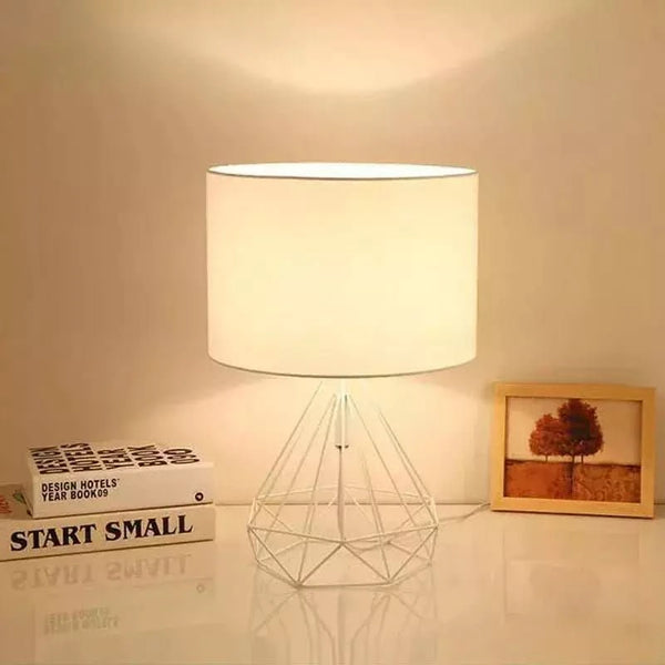 Retro Geometric Lamp | Graphic Silhouette