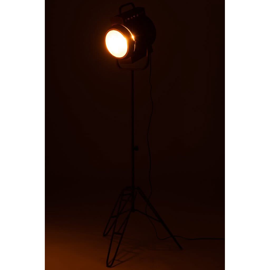 Lampe Métal Verre Noir - Designix