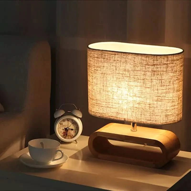 Nordic Wooden Lamp | Luminous Halo