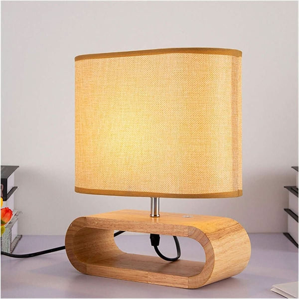 Nordic Wooden Lamp | Luminous Halo