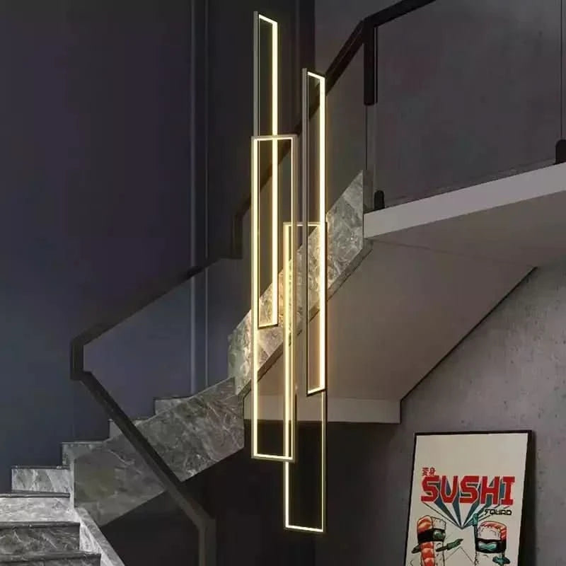 Rectangular Hanging Ceiling Lamp | Luminous Geometry