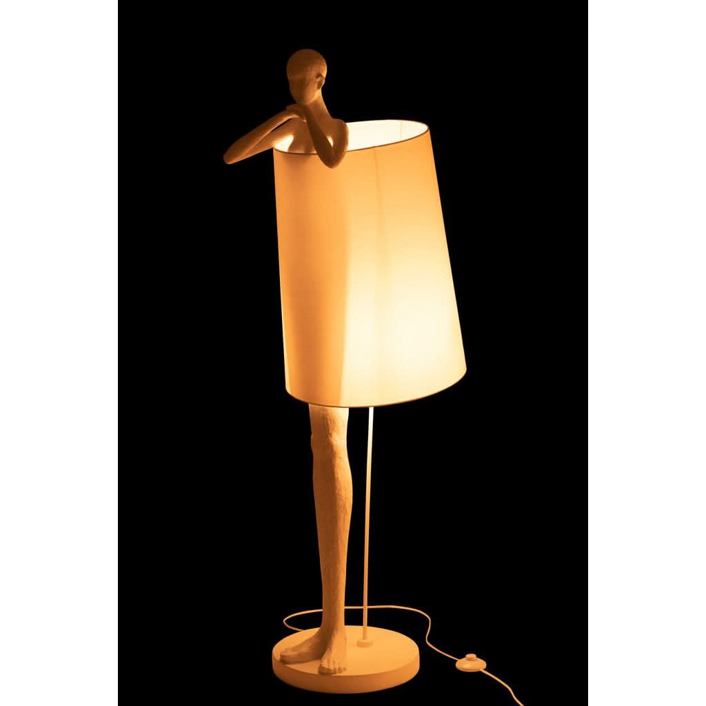 Poly White Men's Lamp