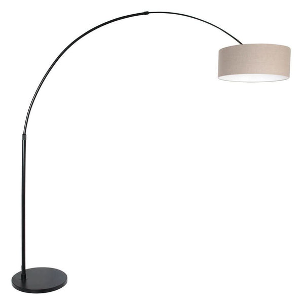Elegant Black-Grey Floor Lamp | Arla