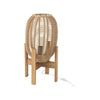 Bamboo Wood Floor Lamp