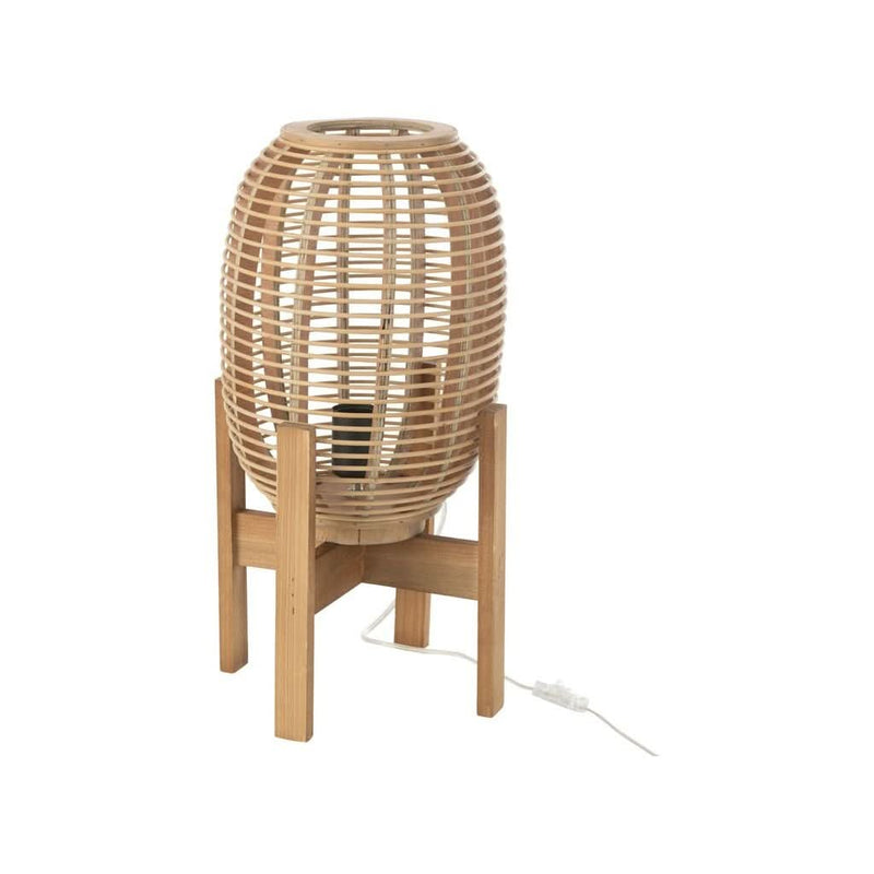 Bamboo Wood Floor Lamp