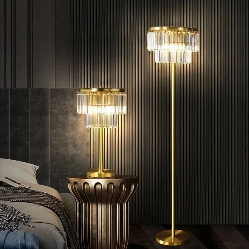 Modern Luxury Crystal Floor Lamp | Jira