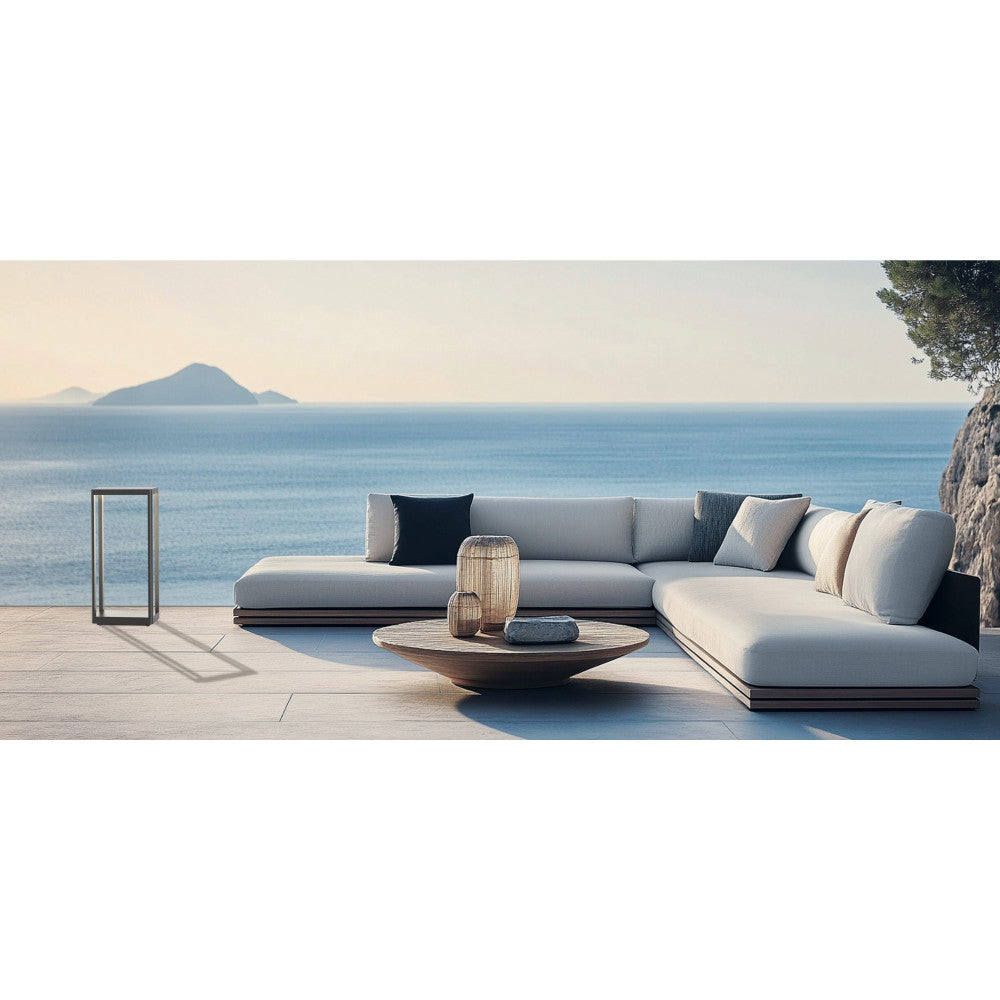 Lampe sur Pied Exterieur ZAMBELIS 8W IP65 DESIGN Graphite E335