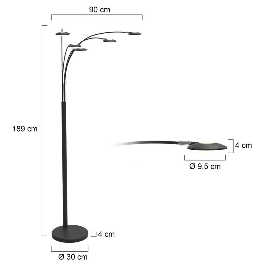 Lampe Sur Pied Moderne | Synna - Designix Lampadaire