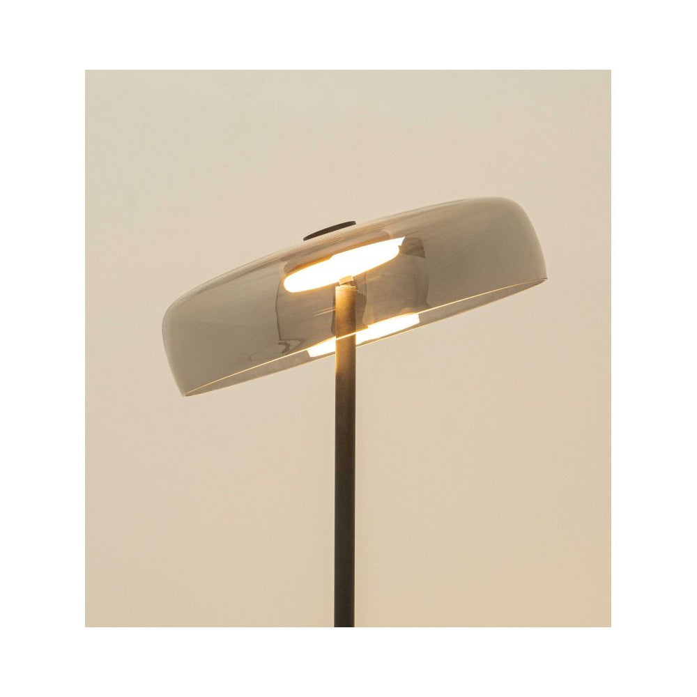 Lampe sur Pied ZAMBELIS 15W DESIGN Noir Mat 23055