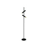 Lampe sur pied ZAMBELIS 7W DESIGN Noir Sable et Dore Mat 22032