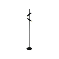 Lampe sur pied ZAMBELIS 7W DESIGN Noir Sable et Dore Mat 22032