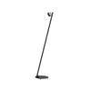 Lampe sur Pied ZAMBELIS 7W Tactile Dimmable DESIGN Noir Sable et Aluminium Brosse 25345