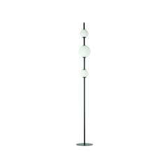 Lampe sur pied ZAMBELIS D220 12W DESIGN Noir Mat 20135