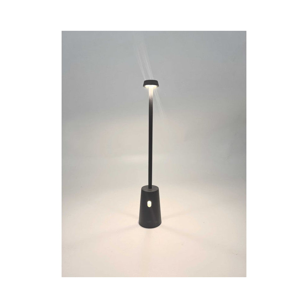 Lampe sur Table Exterieur ZAMBELIS 2W IP44 Dimmable DESIGN Noir