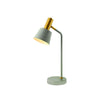Lampe sur table ZAMBELIS D130 E14 DESIGN Gris Mat et Dore Mat Sans Source 20220