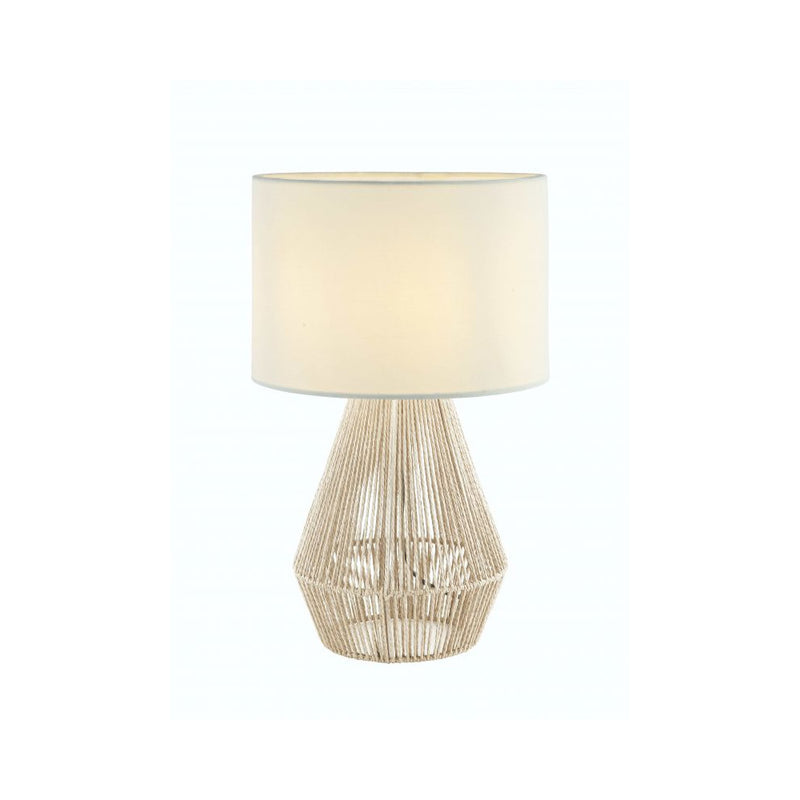 Lampe sur table ZAMBELIS D300 E27 DESIGN Rotin Sans Source 20235