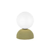 Lampe sur Table ZAMBELIS G9 DESIGN Vert Olive Sans Source 2589