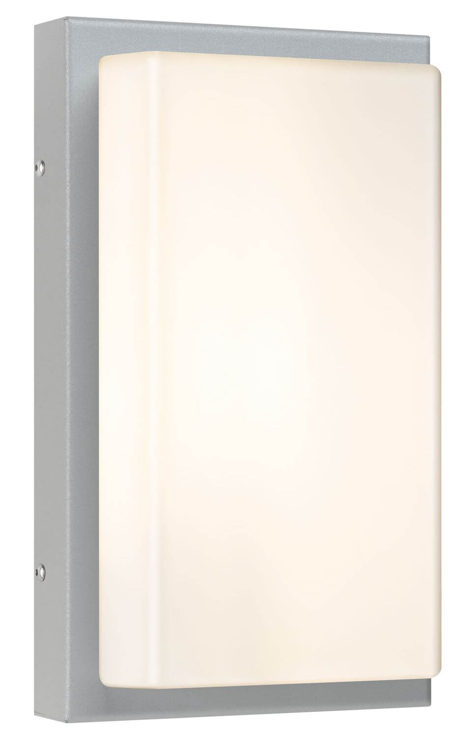 Luminaire allumé montrant la lumière chaude diffusée par le cache opale