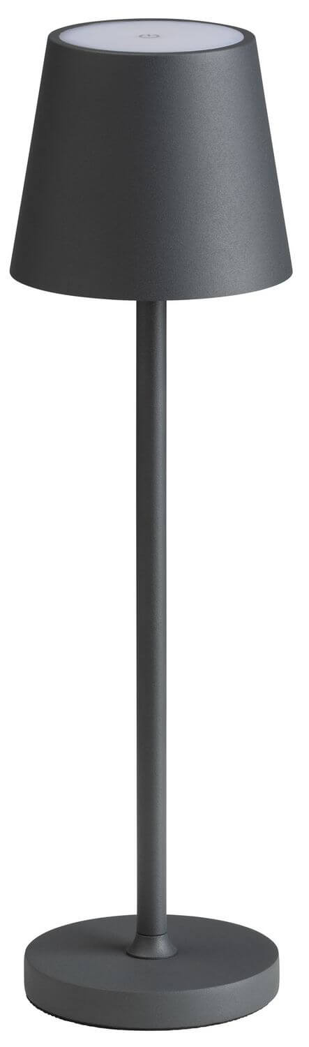 Lampe à poser sans fil Std argentée