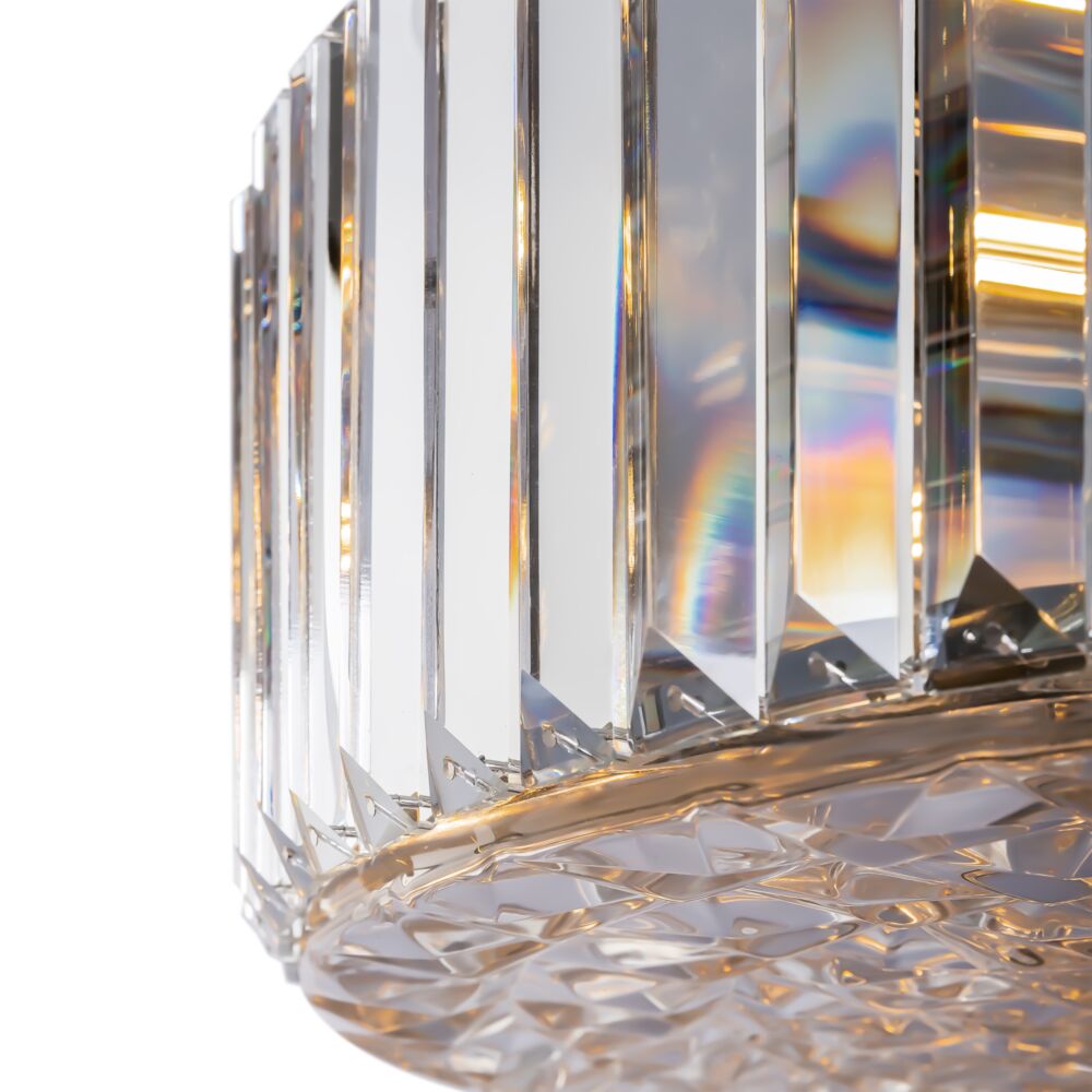 Silver ceiling light fixture