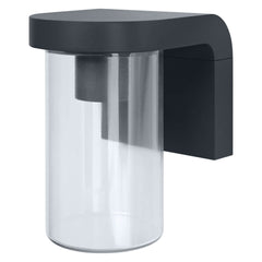 Applique extérieure Endura Classic Cascade transparente et aluminium
