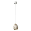 Suspension Gleam blanche et beige, Box