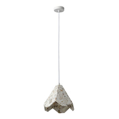 Suspension Gleam blanche et beige, Flower