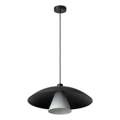 Suspension Flying Mushroom noire et blanche