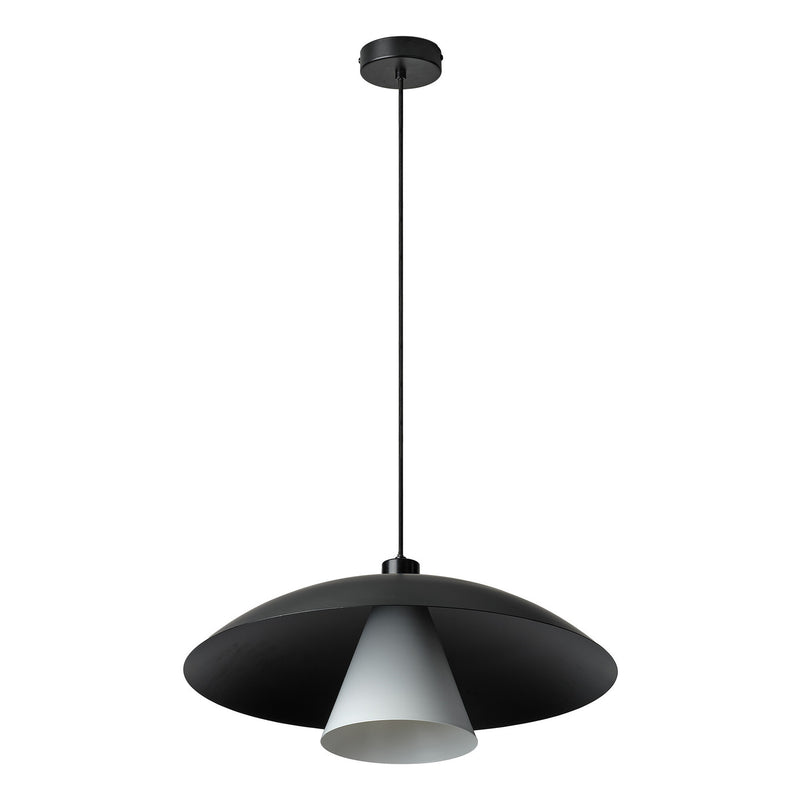 Suspension Flying Mushroom noire et blanche