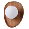 Lampe à poser Acacia Nest marron et bois, H 26 cm