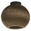 Plafonnier Cardboard Ball marron