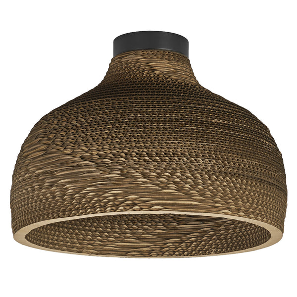 Plafonnier Cardboard Hat marron