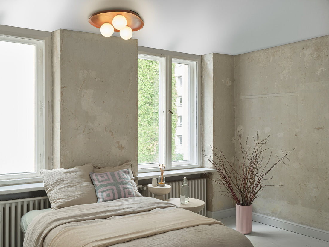 Plafonnier Clay Nest marron