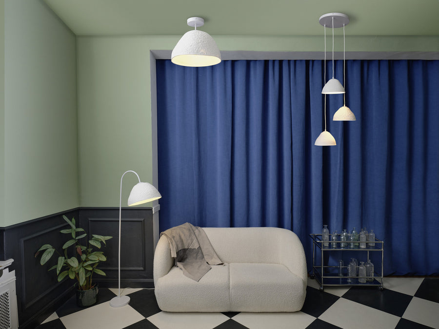 Lampadaire Camel Bell blanc