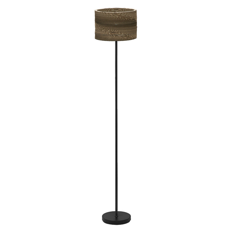 Lampadaire Cardboard Cylinder marron