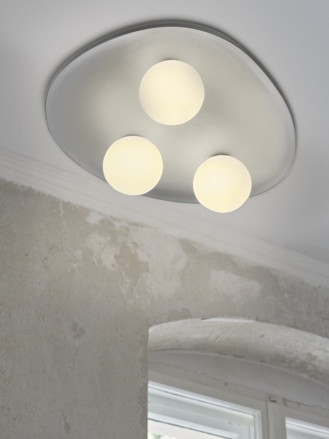Luminaire plafonnier | Plaster Nest Blanc