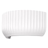 Applique murale Plaster Routes blanche, L 30,8 cm