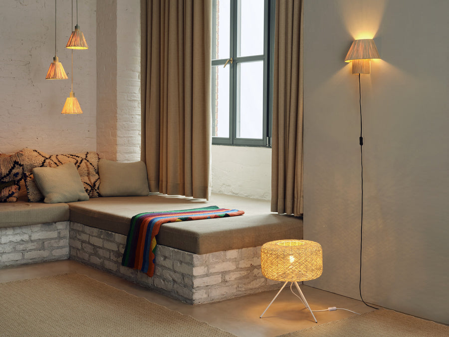 Lampe à poser Paper Bale beige