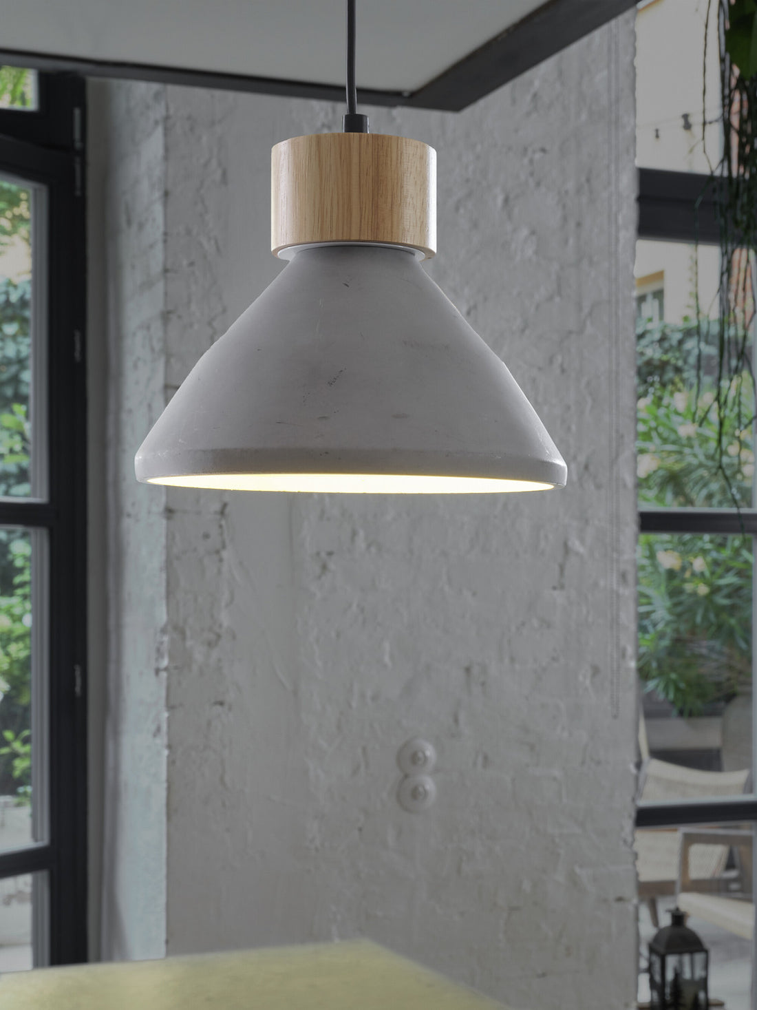 Suspension luminaire | Concrete Anthracite