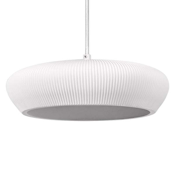 Suspension Plaster Pure blanche, H 114 cm