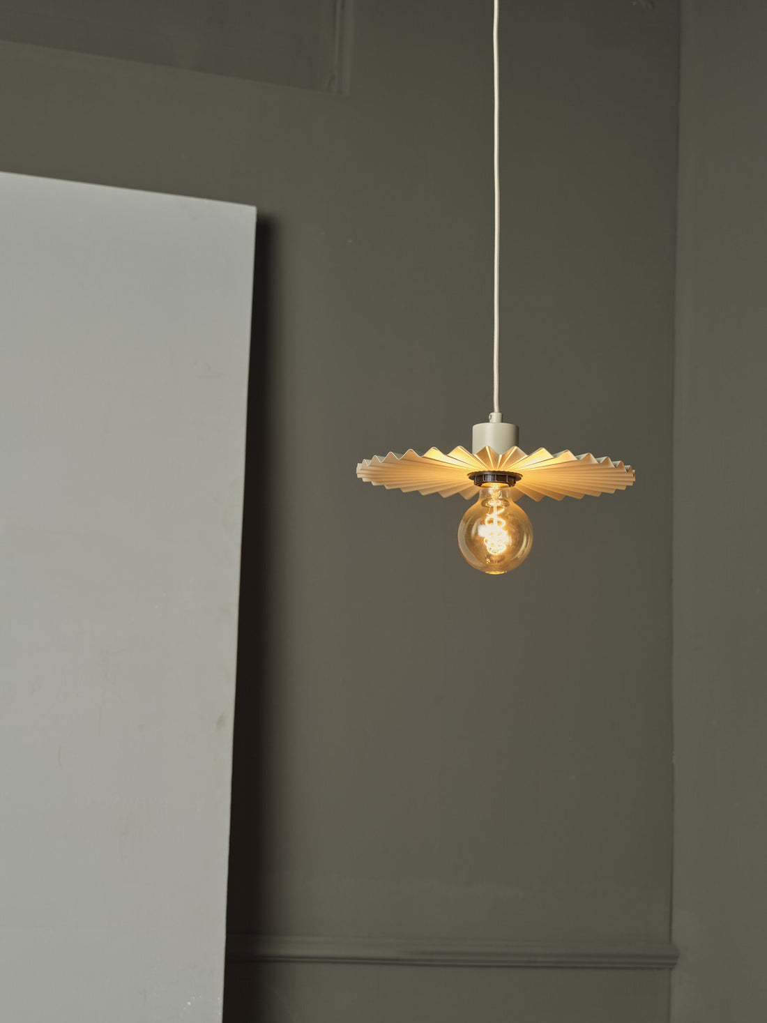 Suspension luminaire | Plisse Beige