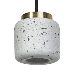 Suspension Terazzo Ball blanche